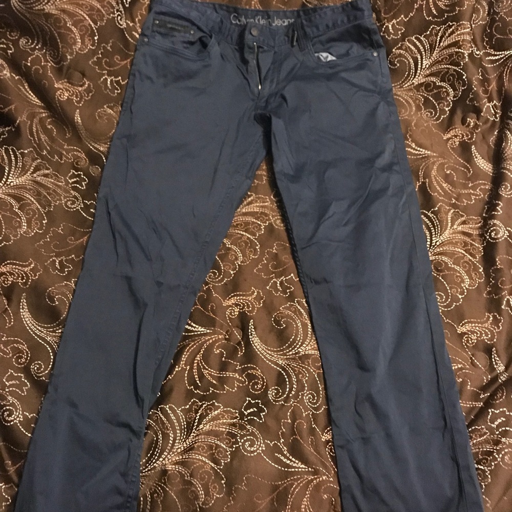 Blue Calvin Clean Jeans